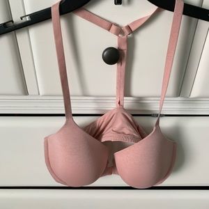 Pink size 36c Victoria Secret semi racer back bra